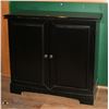 Image 1 : 2 DOOR ESPRESSO BROWN CABINET 33 X 15 X 30