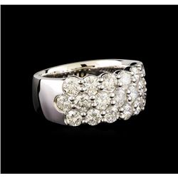 14KT White Gold 2.98 ctw Diamond Ring