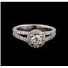 Image 2 : 1.06 ctw Diamond Ring - 14KT White Gold