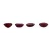 Image 2 : 4.19 ctw. Natural Oval Cut Ruby Parcel of Four