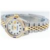 Image 3 : Rolex Ladies 2T MOP Sapphire & Diamond Channel Set Datejust Wristwatch