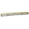 Image 1 : Antique Two Tone 14kt Gold Diamond & Synthetic Sapphire Open Filigree Bar Pin