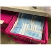 Image 2 : 8 TOTES OF UNFINISHED 3 PLY DISPOSABLE FACE MASKS