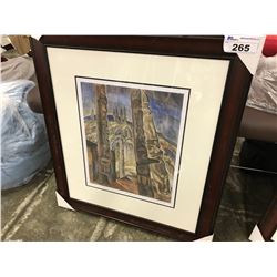 EMILY CARR LIMITED EDITION PRINT   KITWANNOOL' 301/950