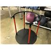 Image 1 : STATIONARY RED AND BLACK ROUND DIP RACK