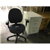 Image 2 : LARGE LOT OF MISC. OFFICE FURNITURE INCLUDING DESKS, CHAIRS AND FILE CABINETS