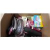 Image 3 : BOX OF HOME SANITARY AND HYGIENE PRODUCTS - DISPOSABEL RAZORS, SANITIZERS