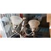 Image 2 : 2 METAL CHANDELIERS