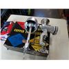 Image 2 : Vintage meat grinder, bottle opener, hex style clamp kit and copper enameling kit