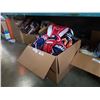 Image 1 : BOX OF HOCKEY PADS, GLOVES, ETC