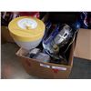 Image 1 : BOX OF NEW CHICKEN COOKERS, WITH SALAD SPINNER IKEA LIGHT, KETTLE AND MORE
