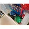 Image 3 : Tote of christmas ball ornament lights and other christmas lights