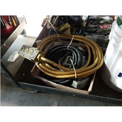 Box of electrical wire and outlets