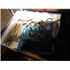 Image 1 : Lot of decorative metal rooster and toad hooks