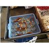 Image 4 : 3 trays of czechoslovakian glass necklaces, magnifying glasses and crafts