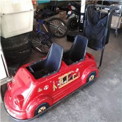 2 SEATER FIRETRUCK KIDS STROLLER