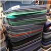Image 2 : Stack of storage totes and lids