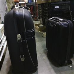 2 HARD CASED BLACK LUGGAGE