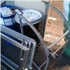 Image 2 : Barrel Dolly and four sign holders with metal barrels