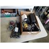 Image 1 : LOT OF NEW ELECTRICAL LIGHTS, HEAT SHRINK TUBING AND MORE