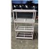 Image 2 : 4 TIER PLASTIC STORAGE RACK