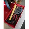 Image 2 : Tool box of tools, air nailer, drill, hardcase and electric weed eater