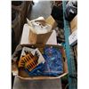 Image 1 : LOT OF OIL FUNNELS, INLINE FUSE HOLDERS AND POTABLE WATER EXPANSION TANK
