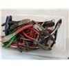 Image 2 : BIN OF TIN SNIPS AND WIRE CUTTERS
