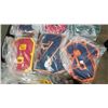 Image 3 : BOX OF NEW HEAT PRESS ON JERSEY NUMBERS