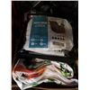 Image 2 : 3 BOXES SOCKS, DOG COATS, DOG ITEMS, WIRE RACK