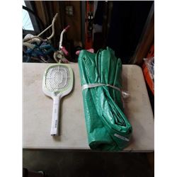 20 X 28 FT TARP AND ELECTRIC FLY SWATTER