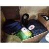 Image 2 : 2 air mattresses, 2 tents and box of lanterns with easton bag of baseball gloves and balls