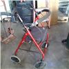 Image 1 : RED FOLDING MOBILITY WALKER
