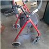 Image 3 : RED FOLDING MOBILITY WALKER