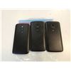 Image 2 : 3 MOTOROLA  MOTO E5 PLAY BALCK PHONES