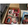 Image 2 : LOT OF CHRISTMAS ORNAMENTS AND DECOR AND DICKENSVILLE EXPRESS XMAS TRAIN
