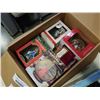 Image 3 : LOT OF CHRISTMAS ORNAMENTS AND DECOR AND DICKENSVILLE EXPRESS XMAS TRAIN