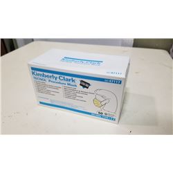 BOX OF KIMBERLEY CLARK DISPOSABLE MASKS
