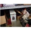 Image 2 : 2 BOXES OF CHRISTMAS DECOR, SANTAS AND FAMILY HOLIDAY CARRIAGE