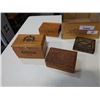 Image 3 : LOT OF SMALL CARVED BOXES