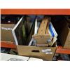 Image 1 : BOX OF PAINTING CANVASES, PAINTINGS, SMALL EASEL