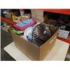 Image 1 : BOX OF DISH DRYING RACK, GRIP LINERS AND MORE