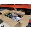 Image 1 : BOX OF CHRISTMAS ORNAMENTS, DECOR AND ESTATE GOODS