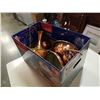 Image 1 : Box of copper ware