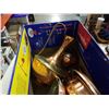 Image 2 : Box of copper ware