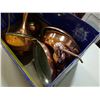 Image 3 : Box of copper ware