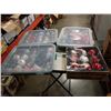 Image 1 : 3 TOTES AND BOX OF XMAS TREE ORNAMENTS