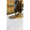 Image 7 : 2 VINTAGE METAL BOAT STATUES