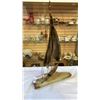 Image 8 : 2 VINTAGE METAL BOAT STATUES