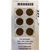 Image 2 : 6 GEORGE V 1 CENT COINS